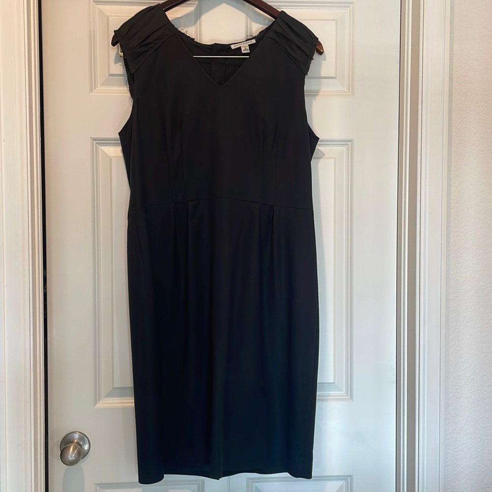 Banana Republic Black midi sheath dress